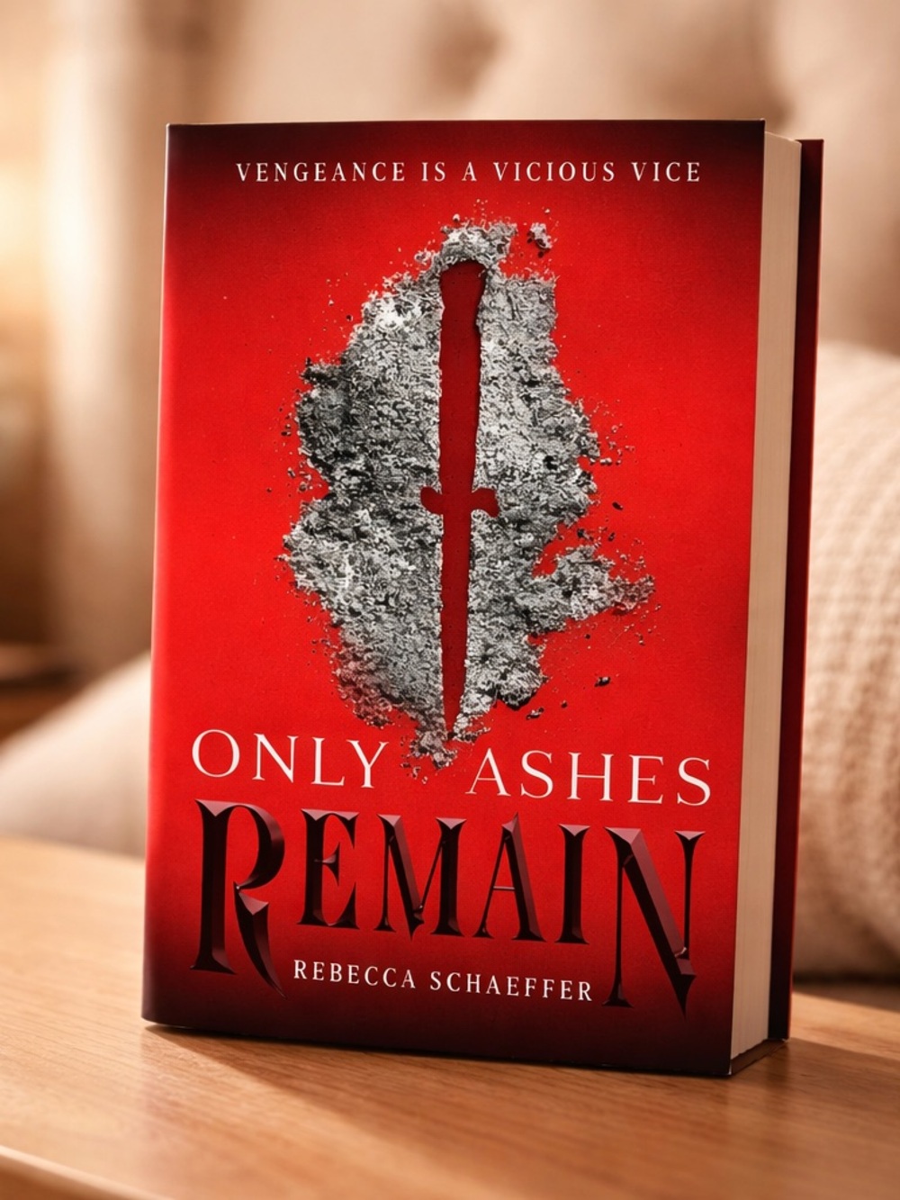 “Only Ashes Remain” Signed copy by Rebecca Schaeffer